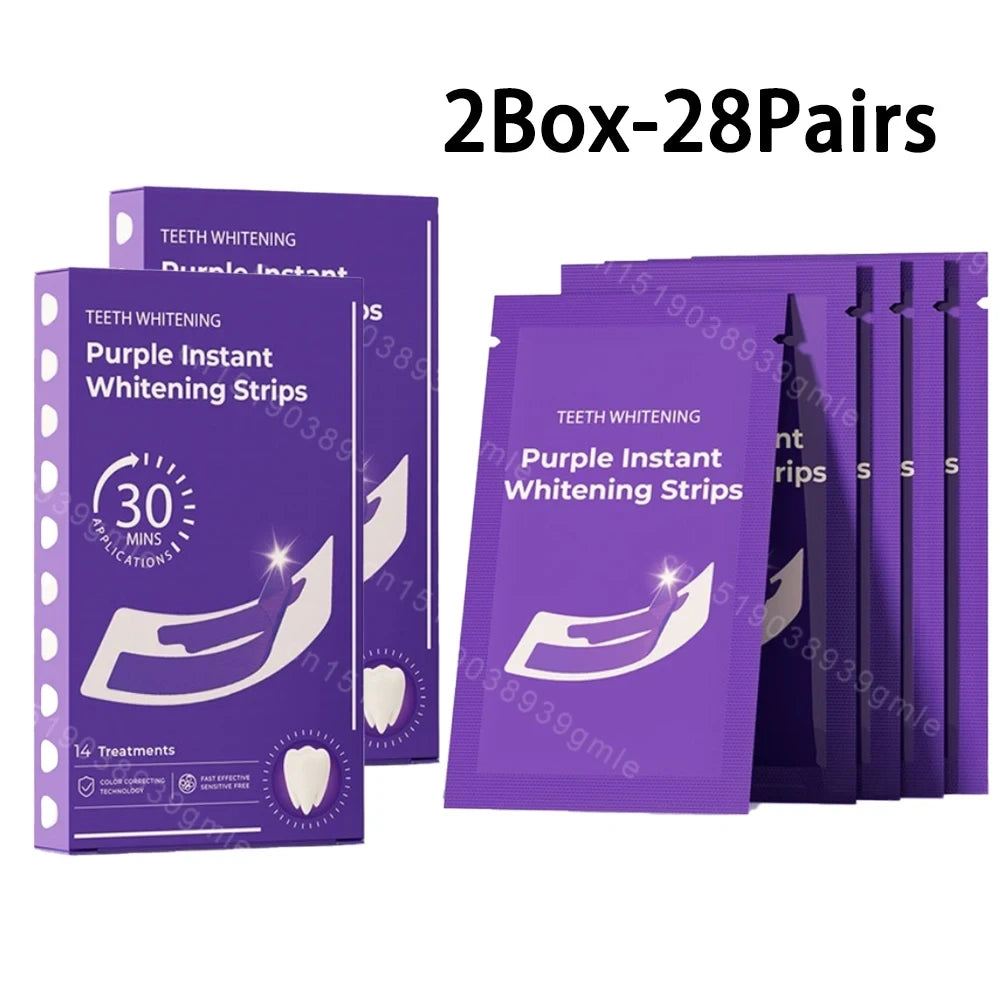 Purple Teeth Whitening Strips