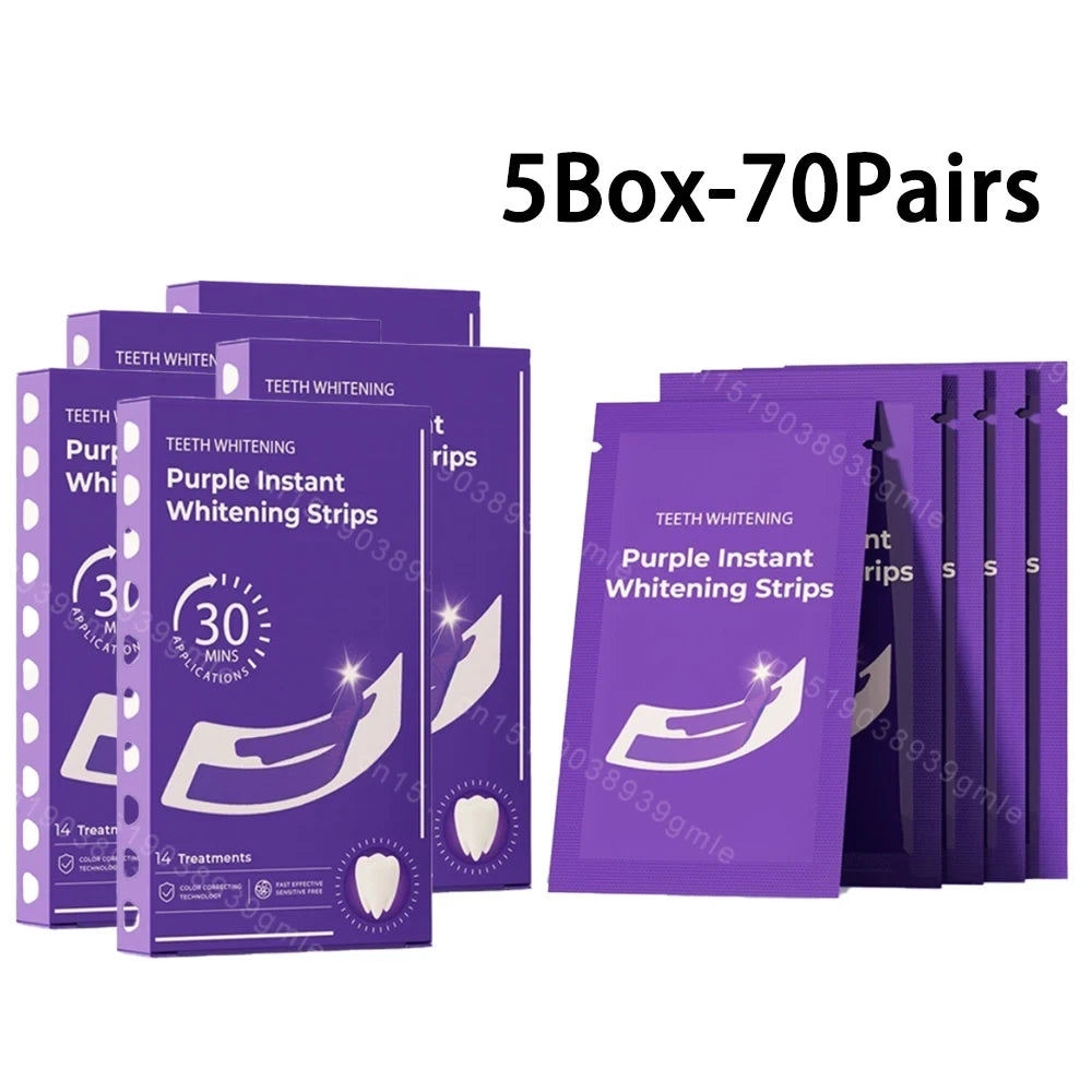 Purple Teeth Whitening Strips