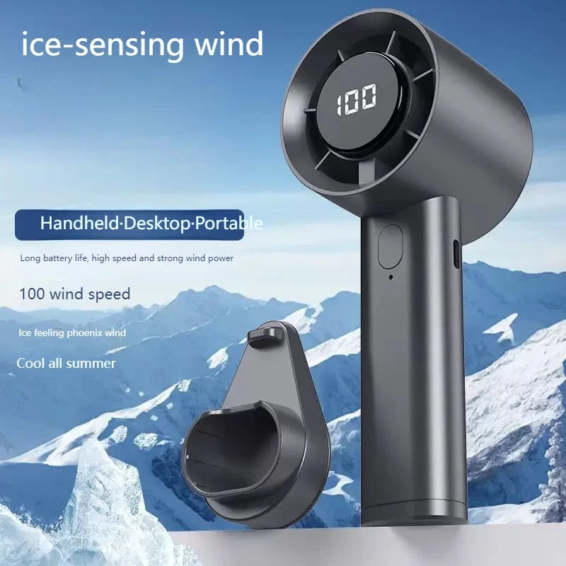 Mini Handheld Fan LED