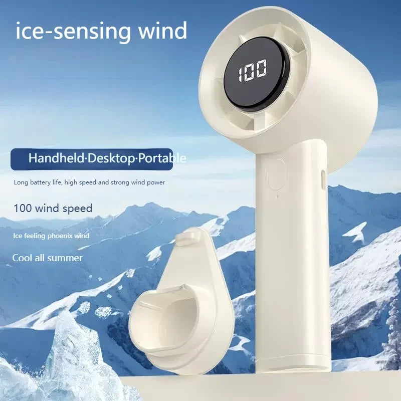 Mini Handheld Fan LED
