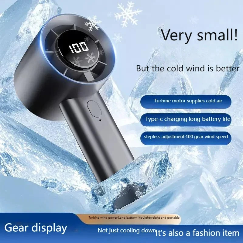 Mini Handheld Fan LED